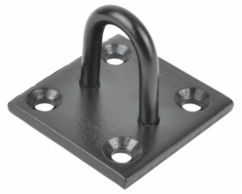 6mm Japanned Black Staple on Plate